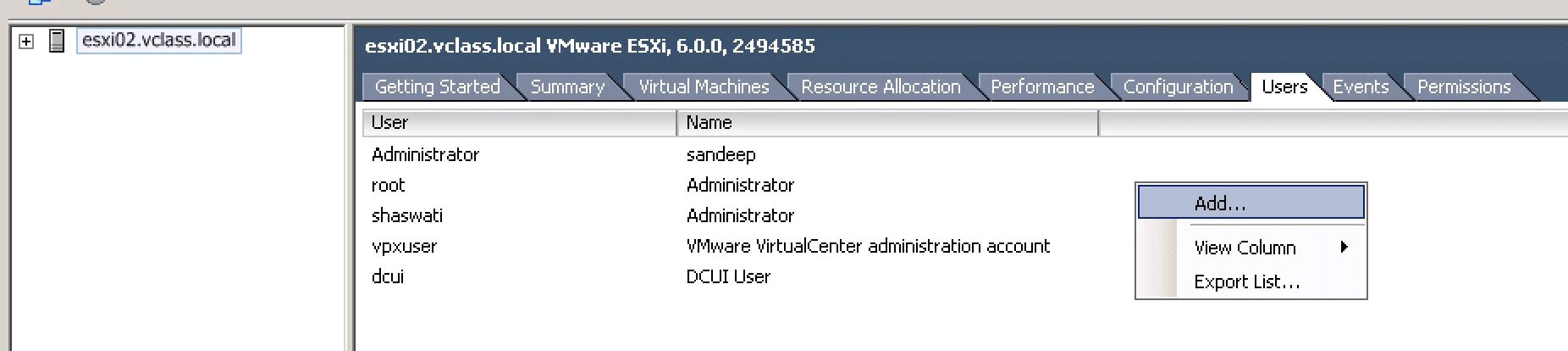 Dtechinspiration-ESXi-localuser1